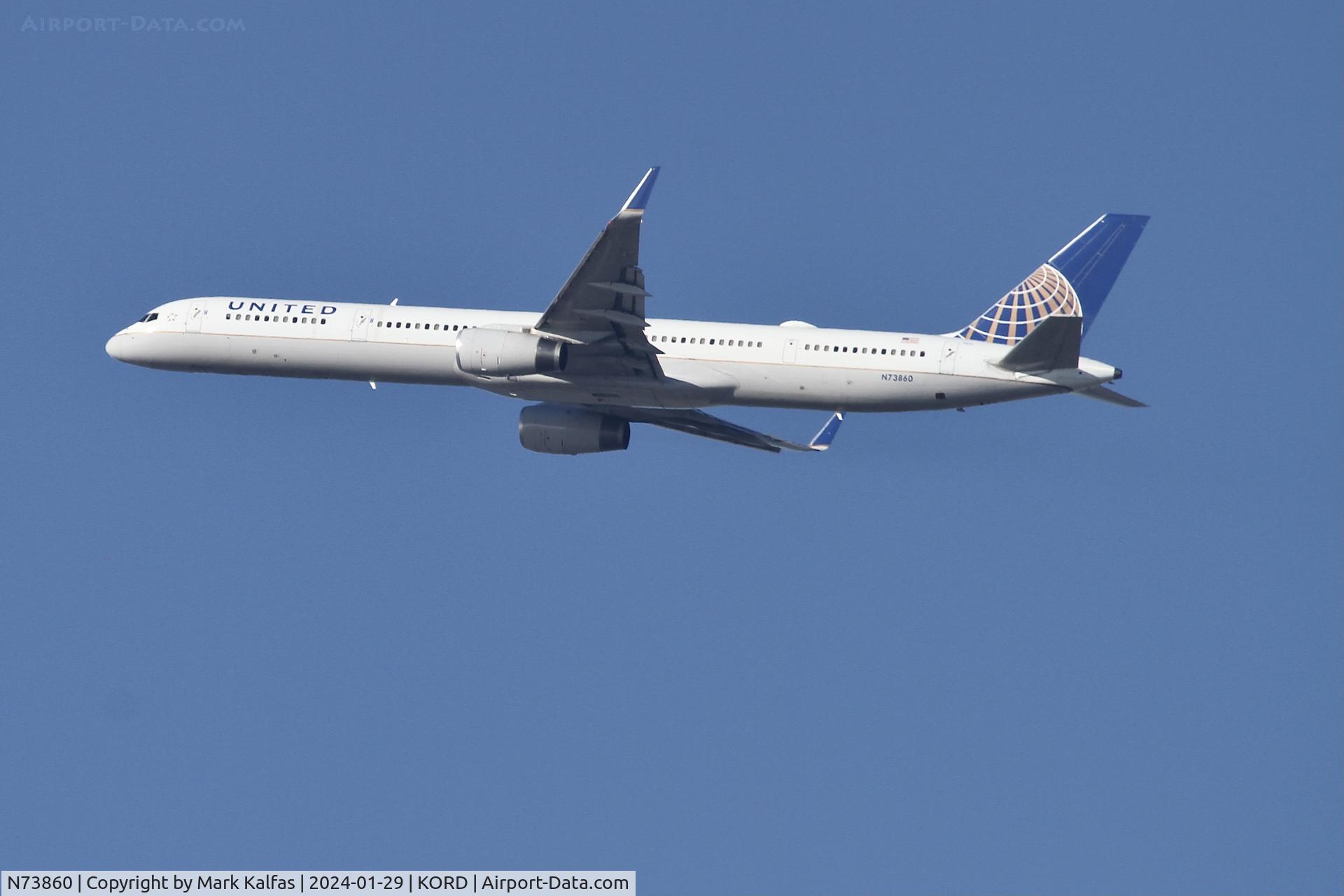 N73860, 2001 Boeing 757-33N C/N 32584, B753 UNITED AIRLINES Boeing 757-33N N73860 UAL1878 ORD-SFO