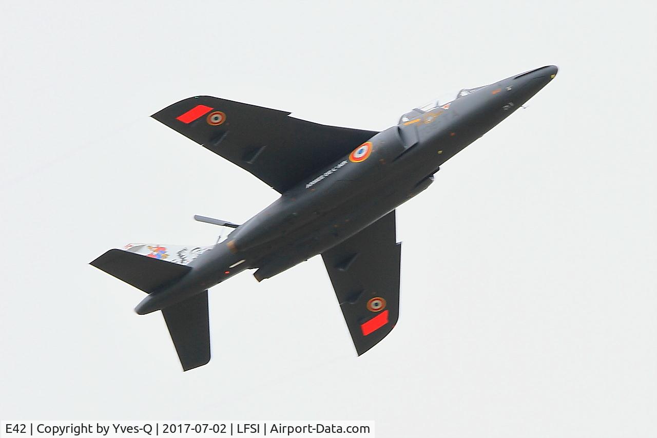 E42, Dassault-Dornier Alpha Jet E C/N E42, Dassault-Dornier Alpha Jet 1B, On display, St Dizier-Robinson Air Base 113 (LFSI)