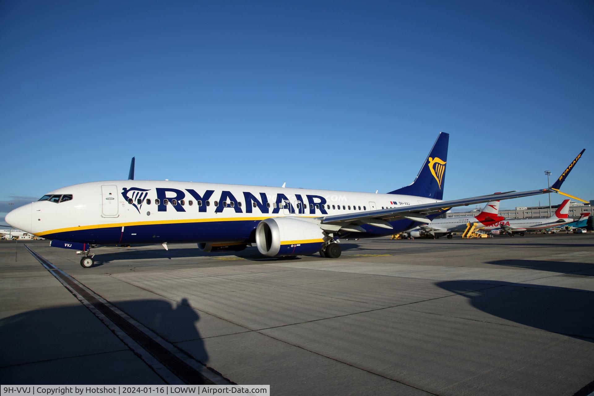 9H-VVJ, Boeing 737-8 MAX C/N 62361, Taxing out in the taxi lane
