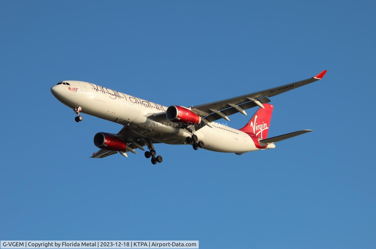 G-VGEM, 2011 Airbus A330-343X C/N 1215, VIR A333 zx LHR-TPA