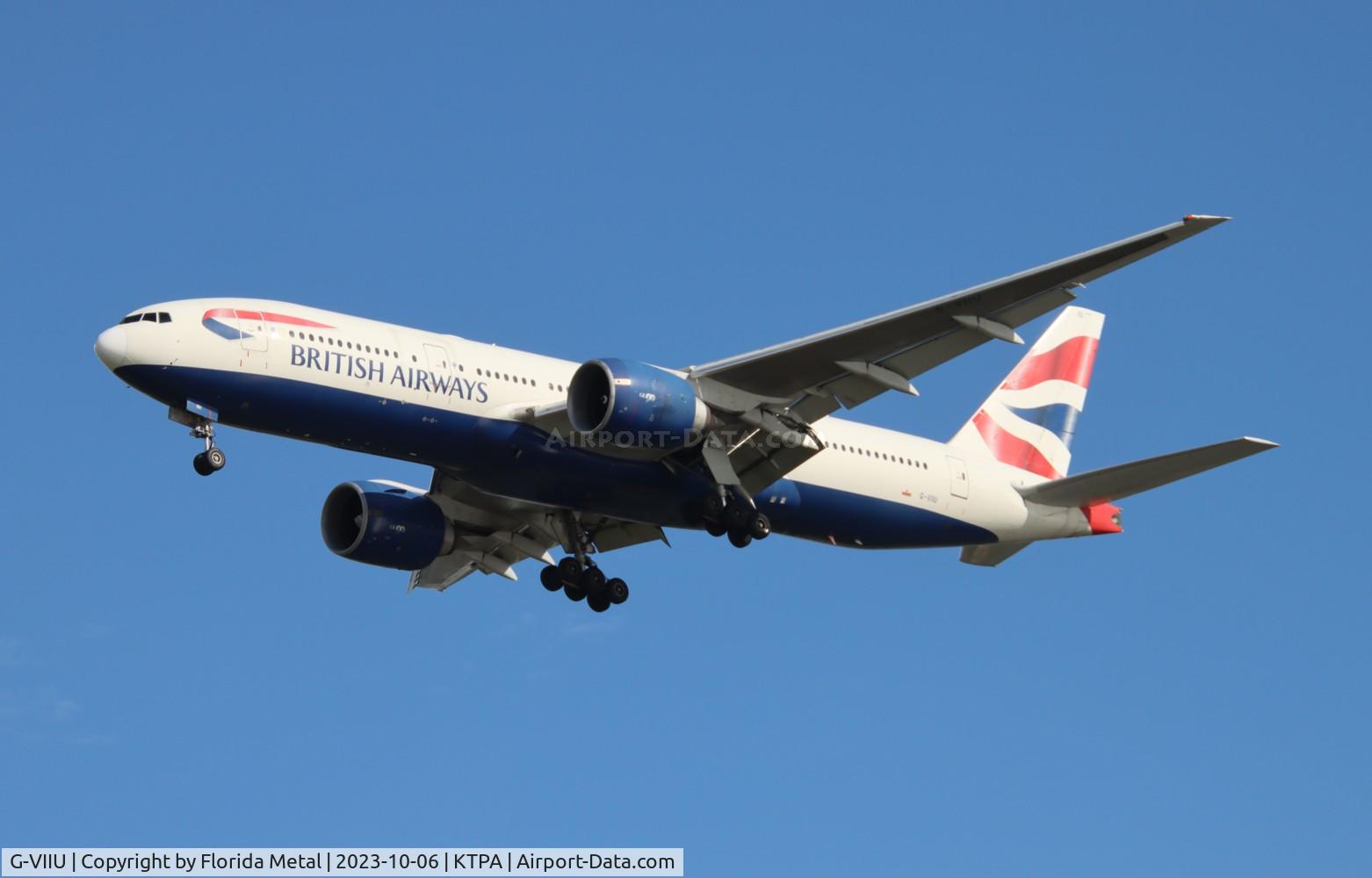 G-VIIU, 1999 Boeing 777-236 C/N 29963, BAW 772 zx LGW-TPA