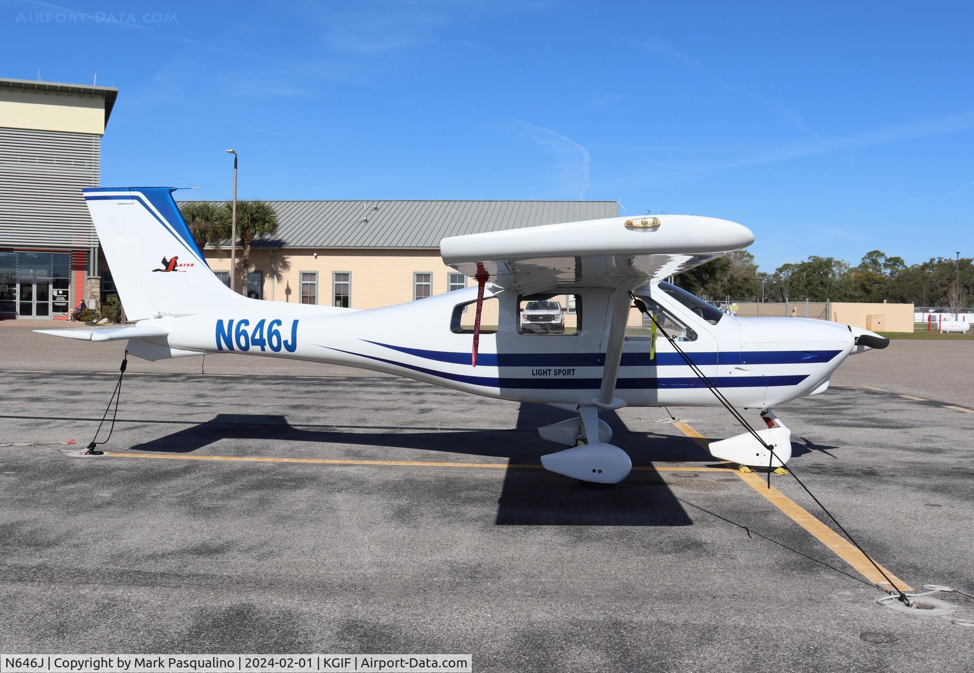 N646J, 2008 Jabiru J250-SP C/N 545, Jabiru J250-SP