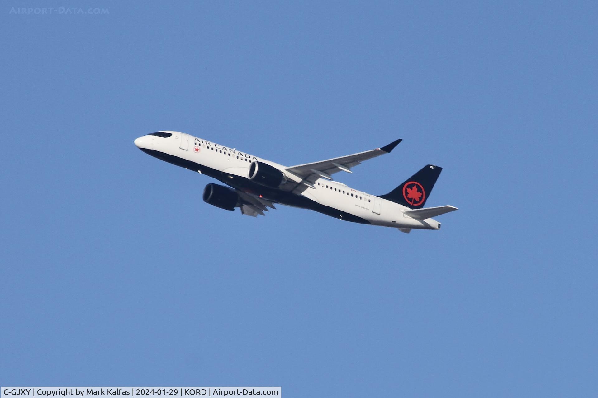 C-GJXY, 2020 Airbus A220-300 (BD-500-1A11) C/N 55083, BCS3 Jazz/Air Canada Express Airbus A220-300 C-GJXY ACA504 KORD-CYYZ