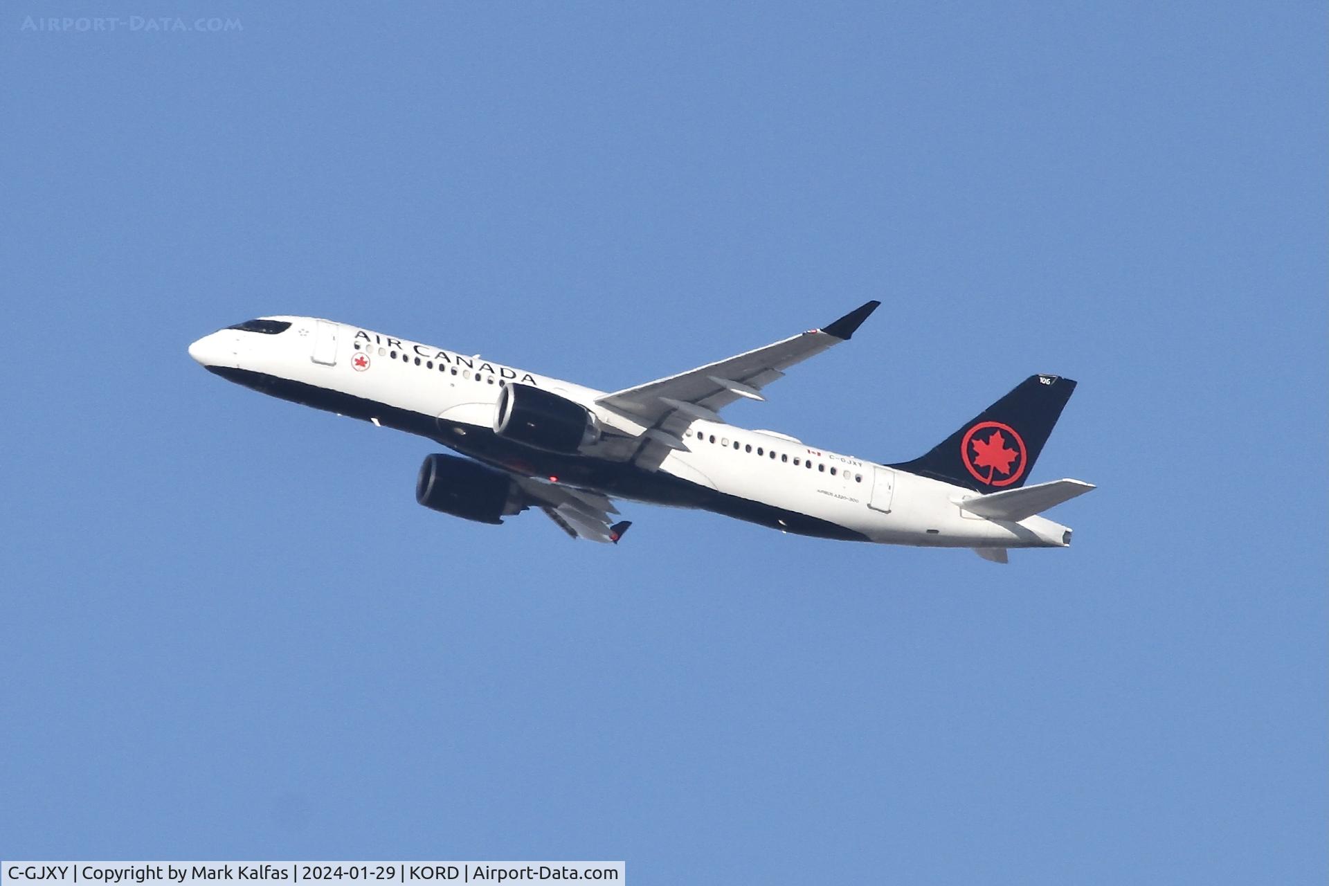 C-GJXY, 2020 Airbus A220-300 (BD-500-1A11) C/N 55083, BCS3 Jazz/Air Canada Express Airbus A220-300 C-GJXY ACA504 KORD-CYYZ