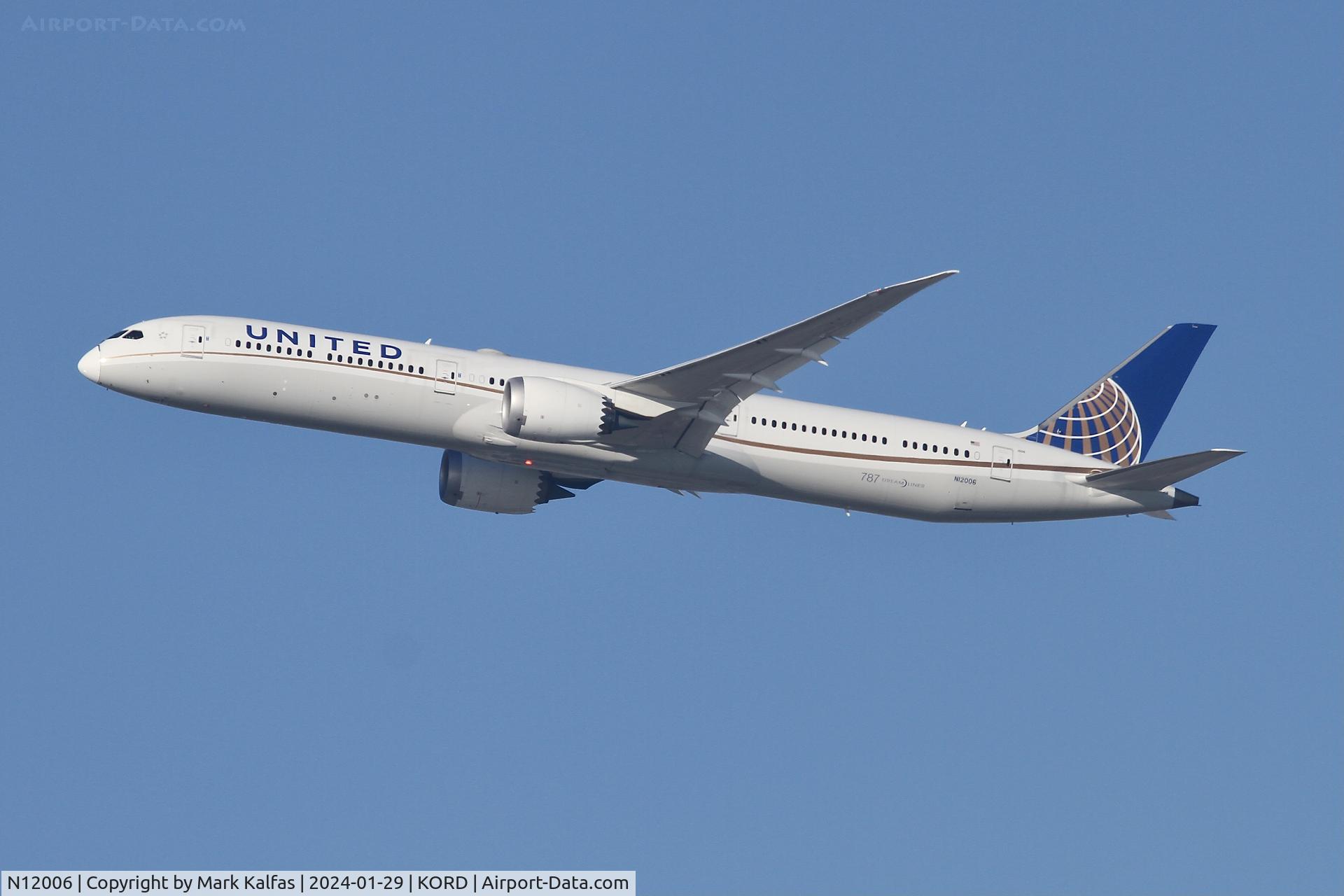 N12006, 2019 Boeing 787-10 Dreamliner C/N 60140, B78X United Airlines BOEING 787-10 Dreamliner N12006 UAL944 KORD-EDDF