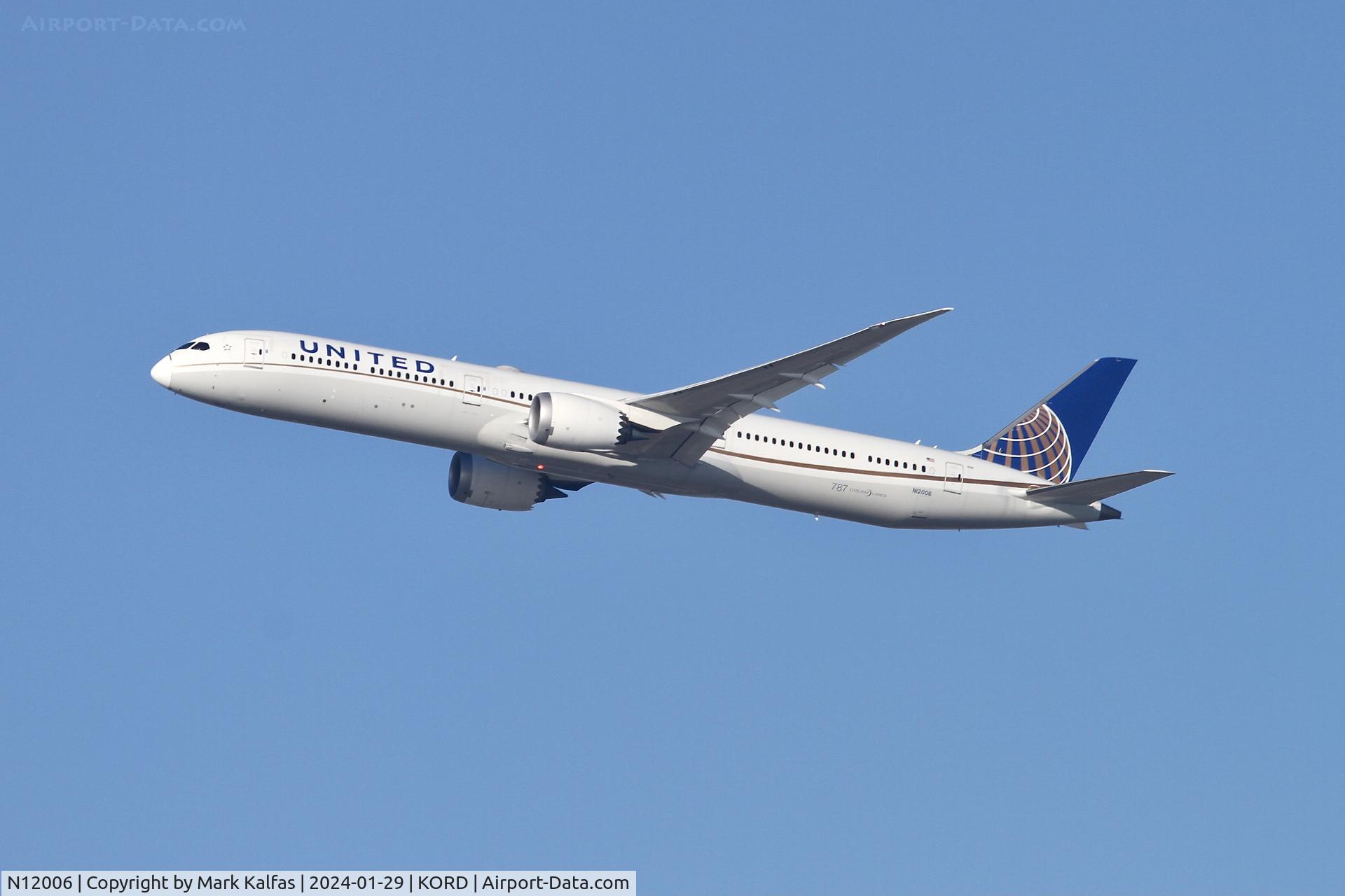 N12006, 2019 Boeing 787-10 Dreamliner C/N 60140, B78X United Airlines BOEING 787-10 Dreamliner N12006 UAL944 KORD-EDDF