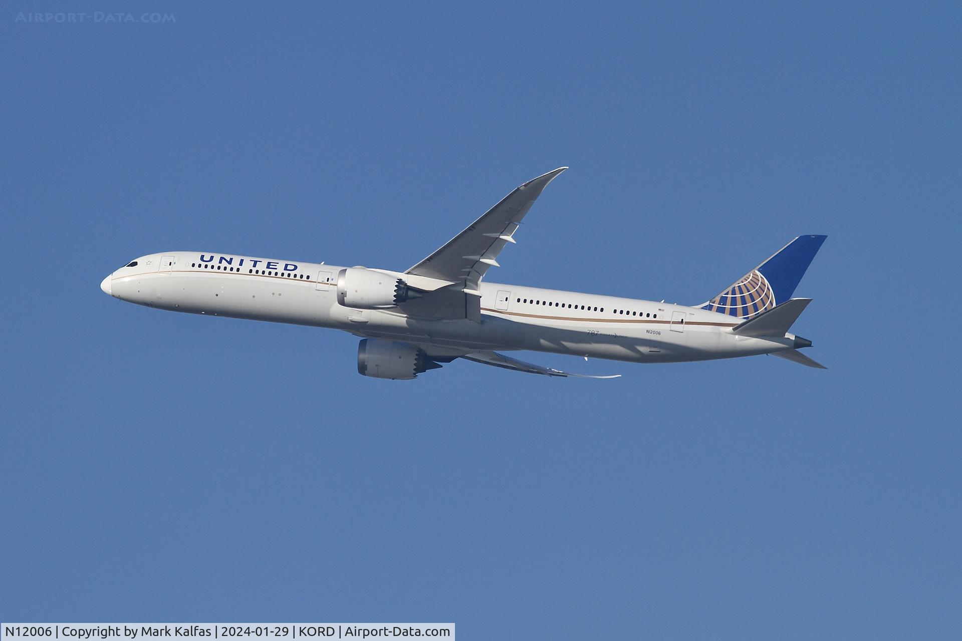 N12006, 2019 Boeing 787-10 Dreamliner C/N 60140, B78X United Airlines BOEING 787-10 Dreamliner N12006 UAL944 KORD-EDDF
