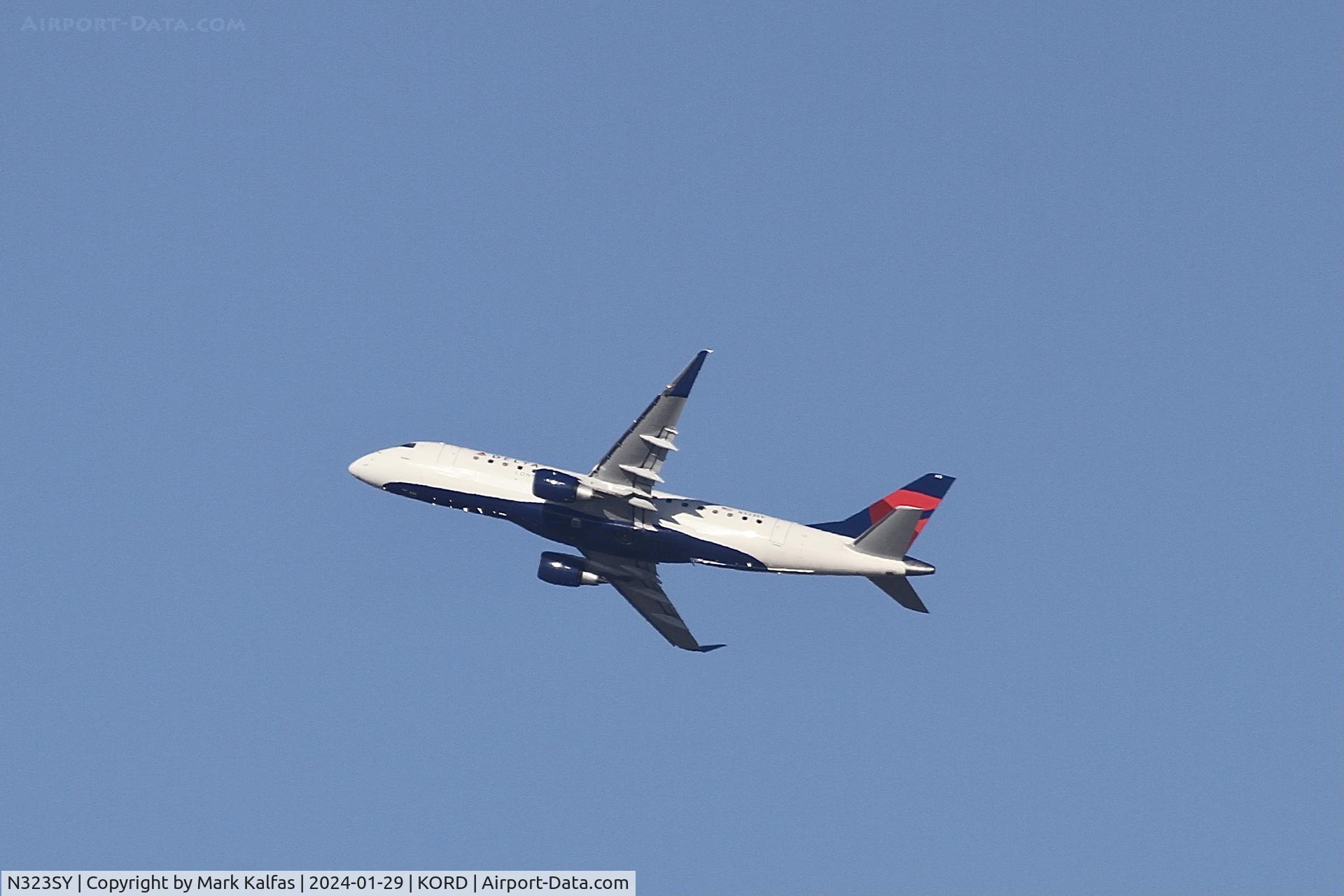 N323SY, 2022 EMBRAER 175LR C/N 17000923, E75L SkyWest/Delta Connection EMBRAER S A ERJ 170-200 LR N323SY SKW4129 ORD-JFK