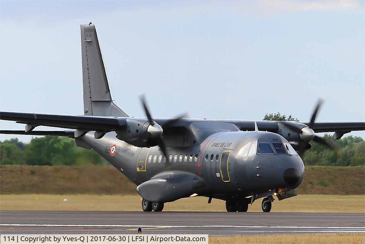 114, Airtech CN-235-200M C/N C114, Airtech CN-235-200M, Taxiing to parking area, St Dizier-Robinson Air Base 113 (LFSI)