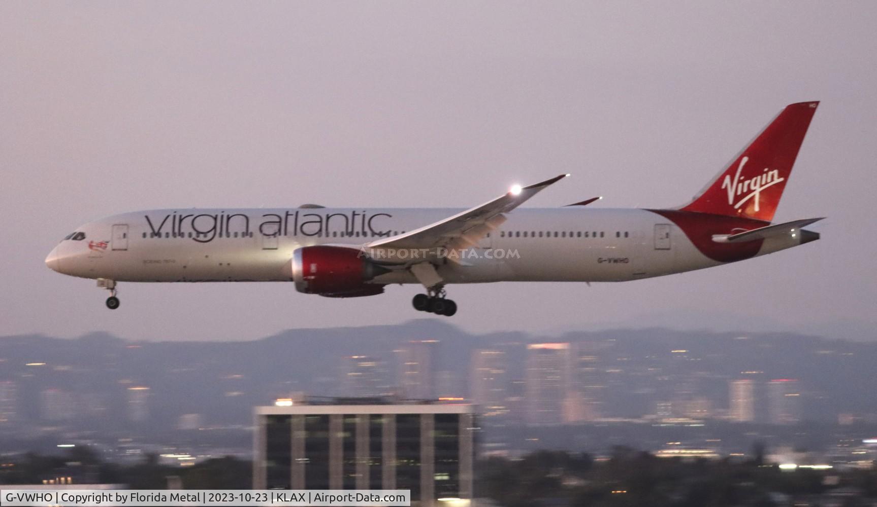 G-VWHO, 2015 Boeing 787-9 Dreamliner Dreamliner C/N 37971, VIR 789 zx LHR-LAX