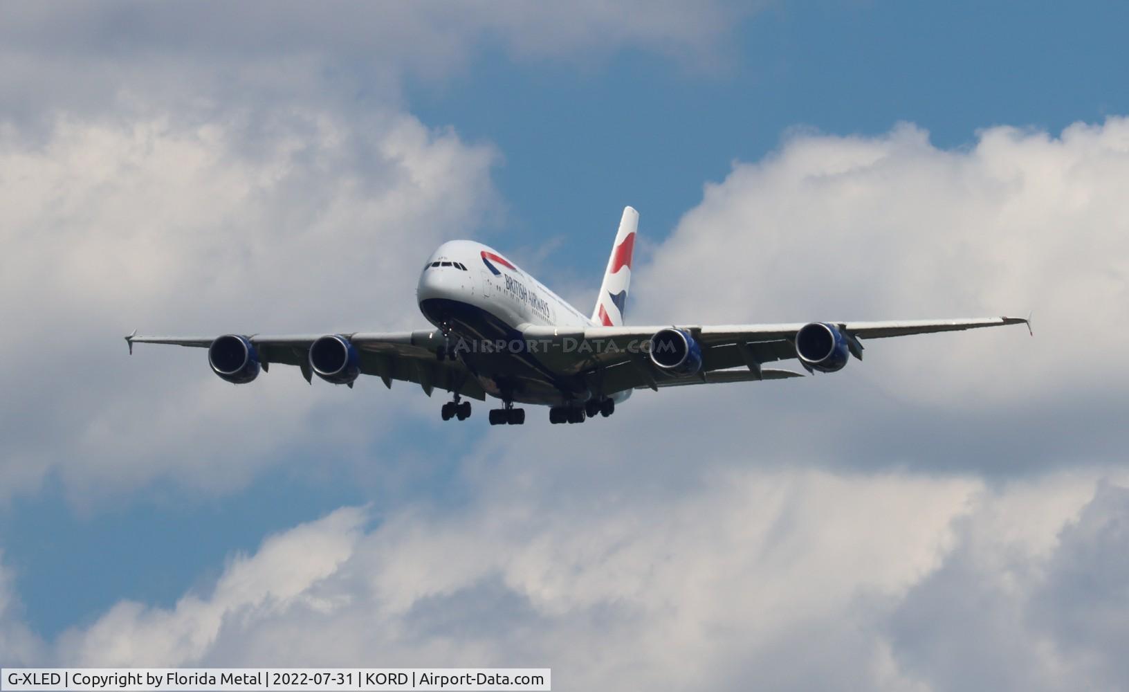 G-XLED, 2013 Airbus A380-841 C/N 144, BAW A380 zx LHR-ORD