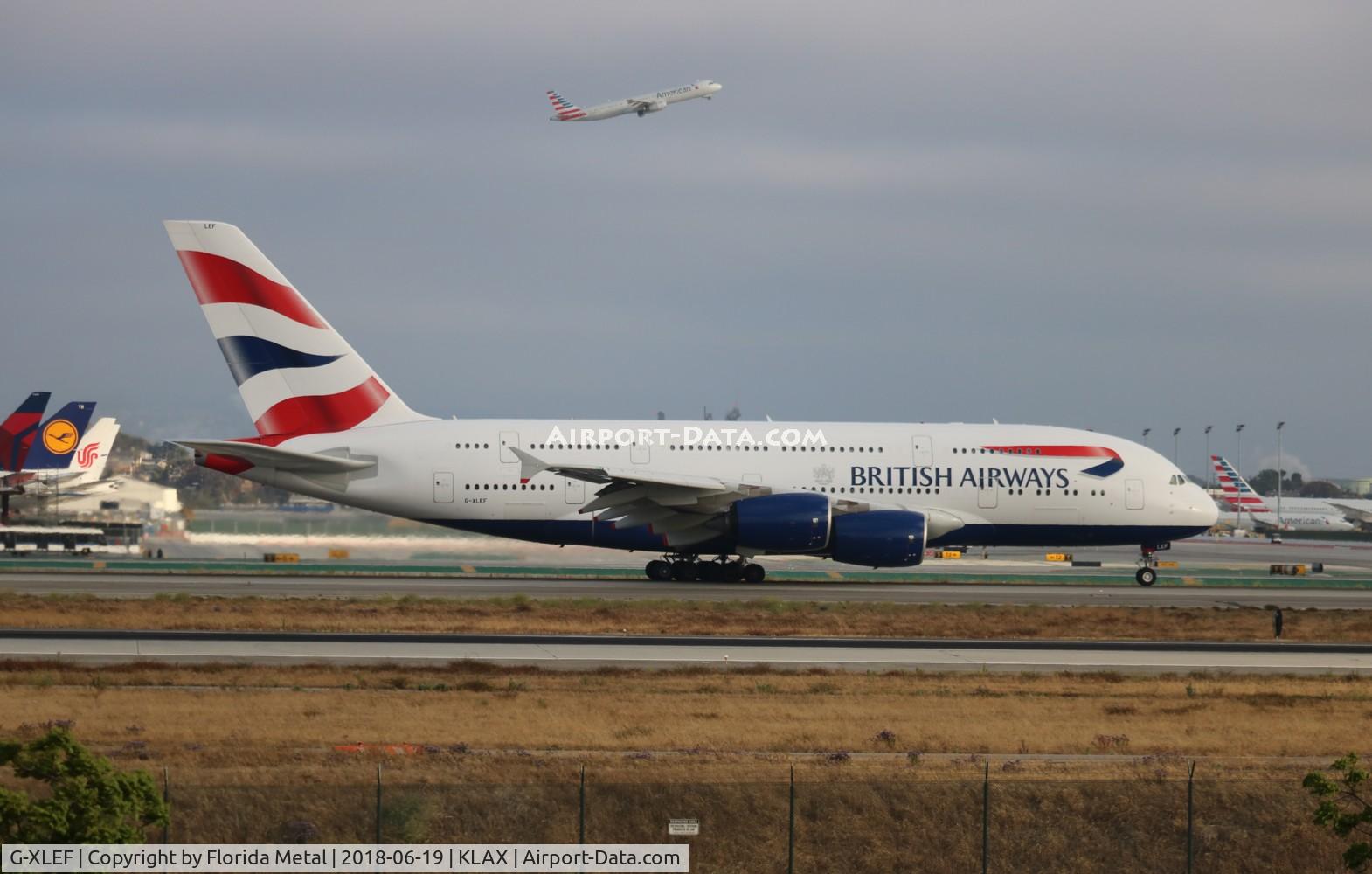 G-XLEF, 2013 Airbus A380-841 C/N 151, BAW A380 zx LHR-LAX