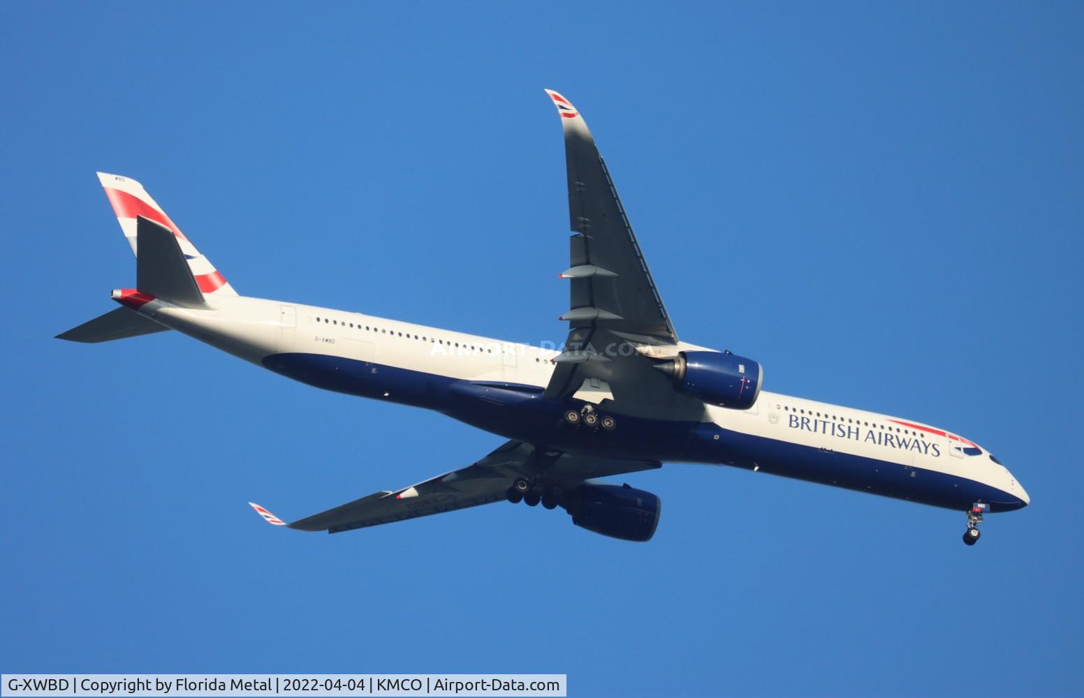 G-XWBD, 2019 Airbus A350-1041 C/N 374, BAW A35X zx LHR-MCO