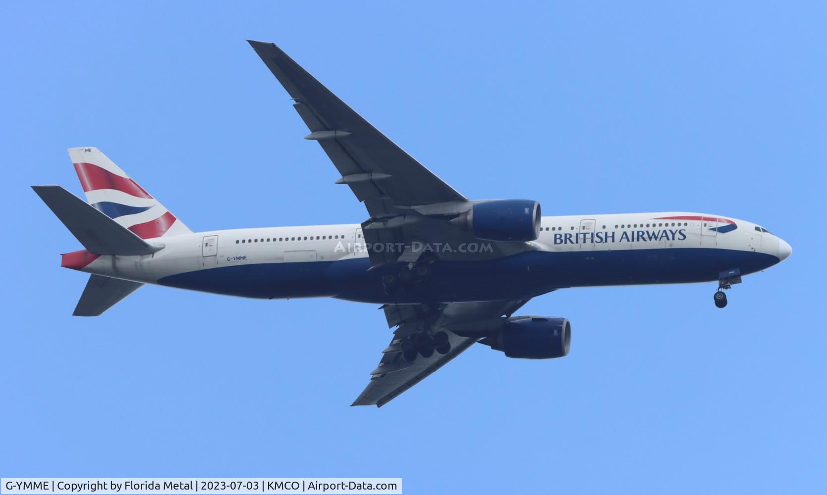 G-YMME, 2000 Boeing 777-236/ER C/N 30306, BAW 772 zx LHR-MCO