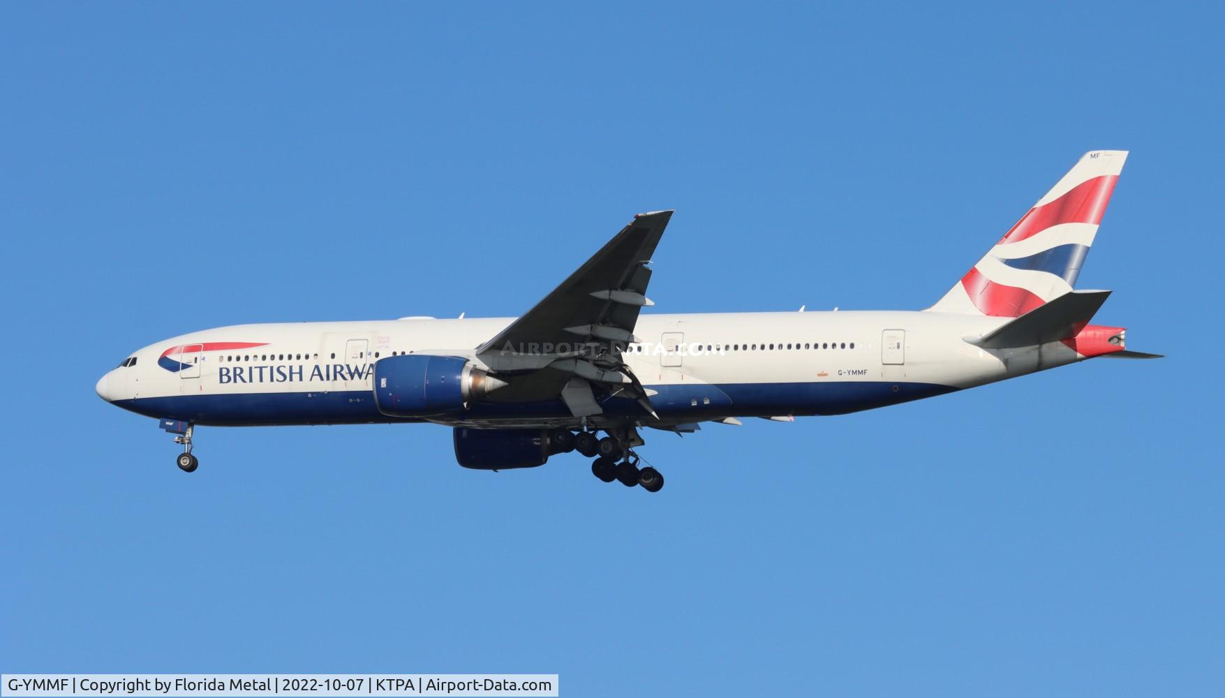 G-YMMF, 2000 Boeing 777-236 C/N 30307, BAW 772 zx LGW-TPA