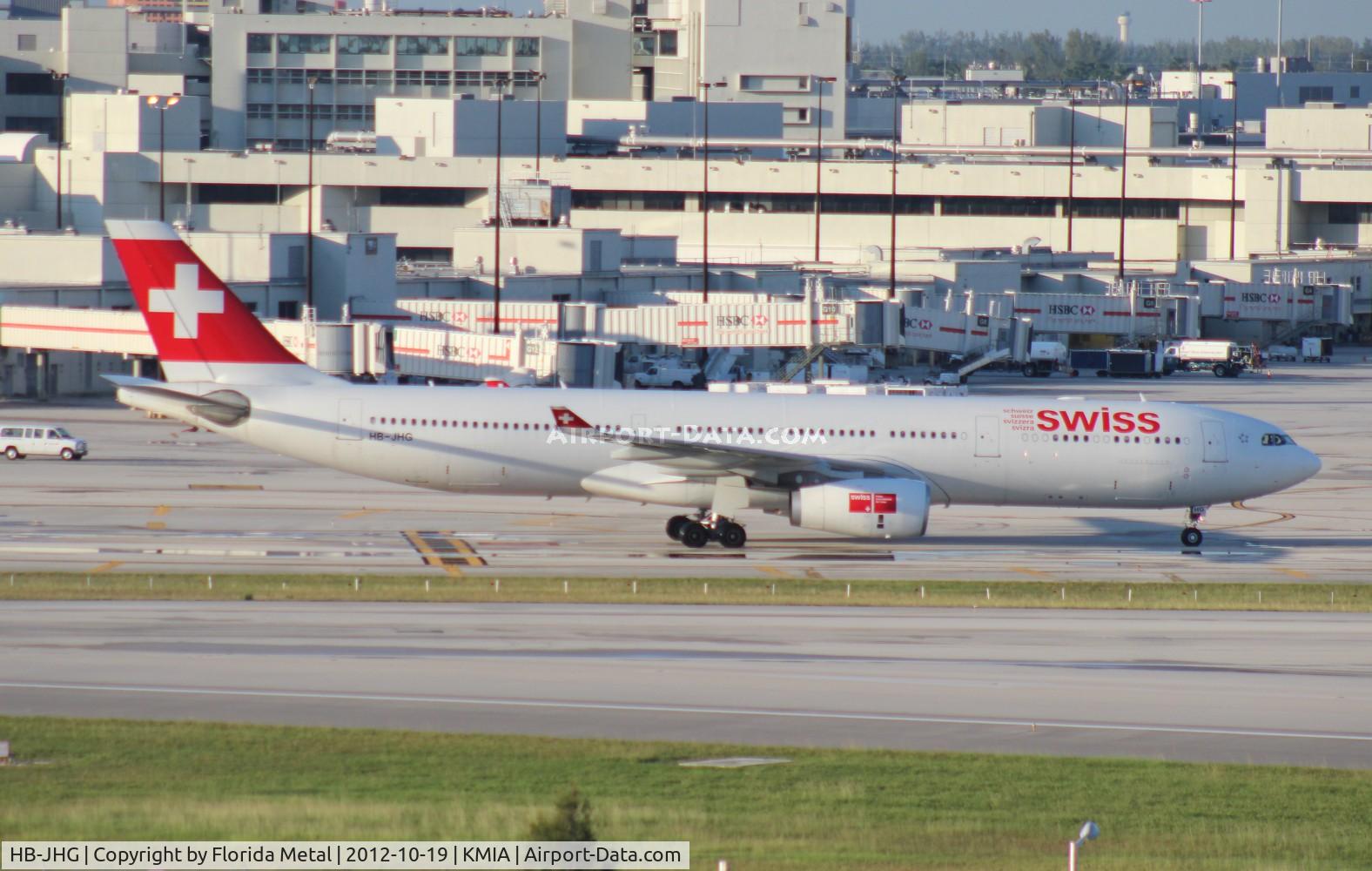 HB-JHG, 2010 Airbus A330-343X C/N 1101, MIA zx