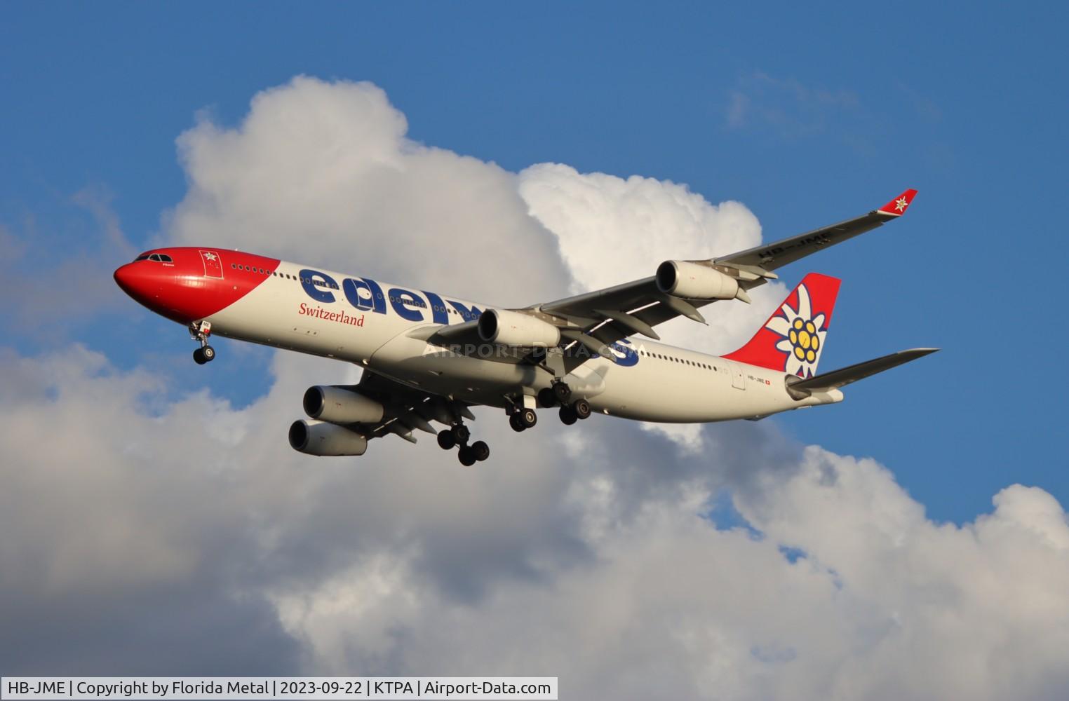 HB-JME, 2003 Airbus A340-313X C/N 559, EDW A343 zx ZRH-TPA