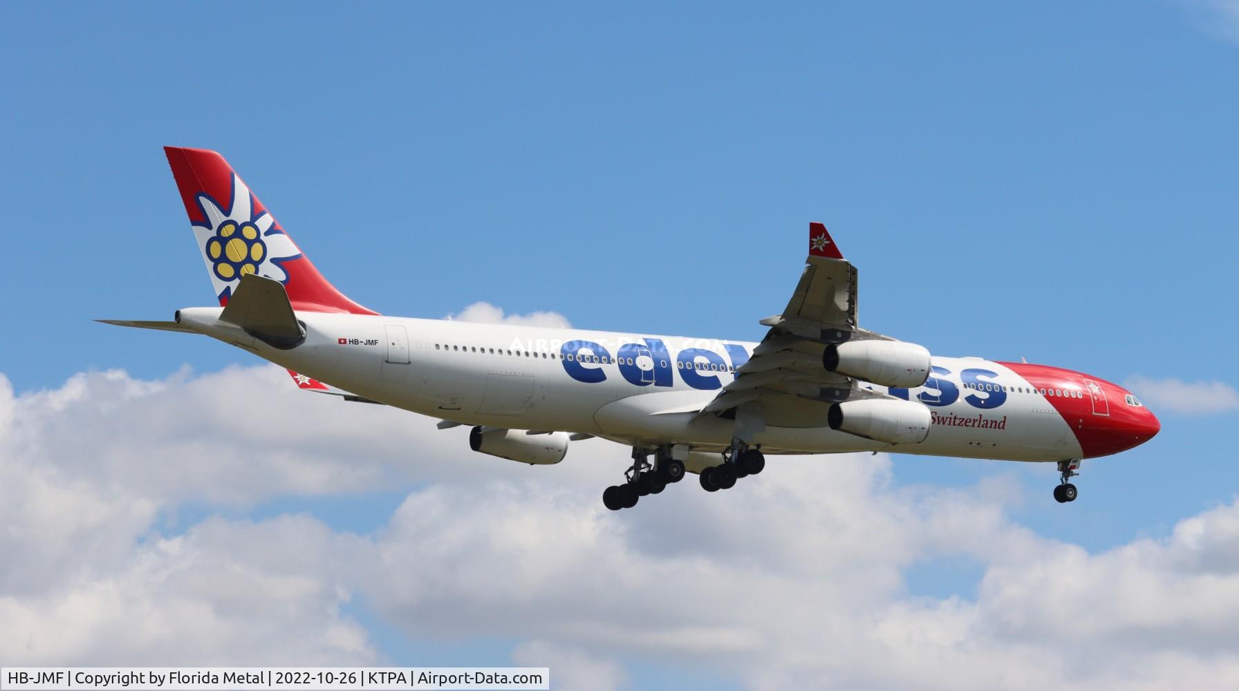 HB-JMF, 2003 Airbus A340-313X C/N 561, TPA zx
