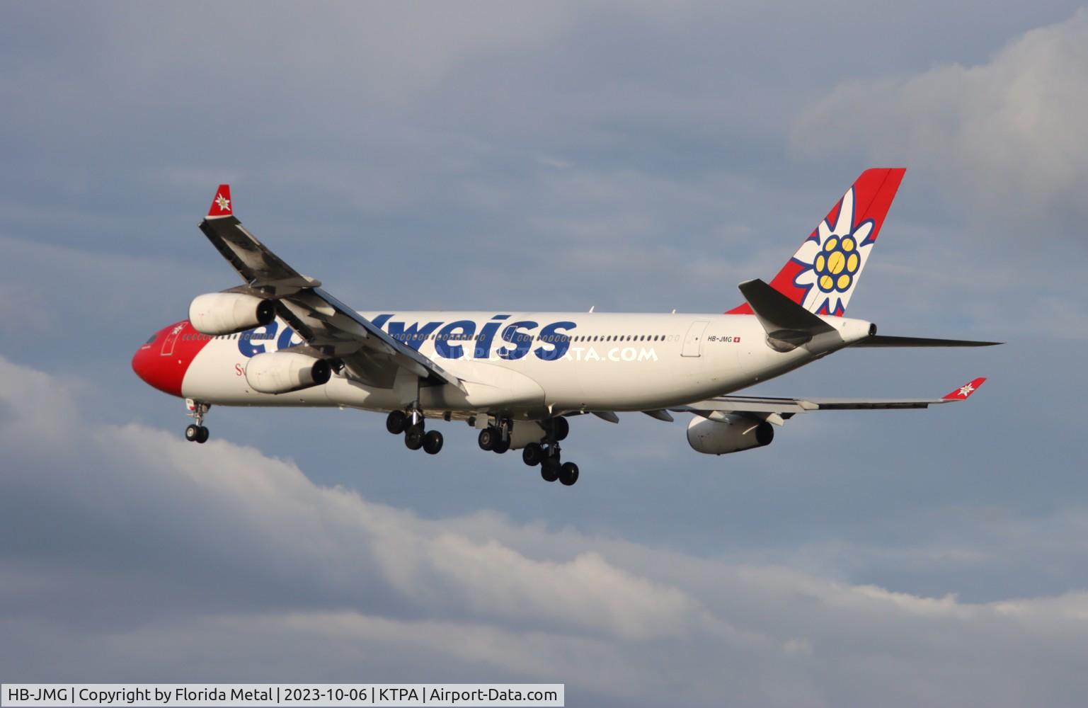 HB-JMG, 2003 Airbus A340-313 C/N 562, EDW A343 zx ZRH-TPA