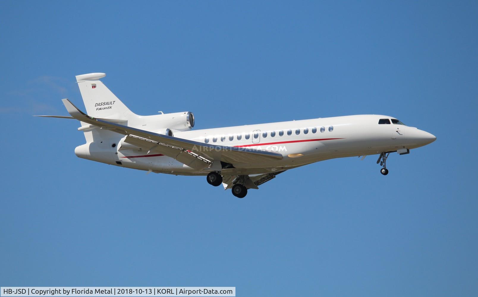 HB-JSD, Dassault Falcon 8X C/N 404, Falcon 8X zx