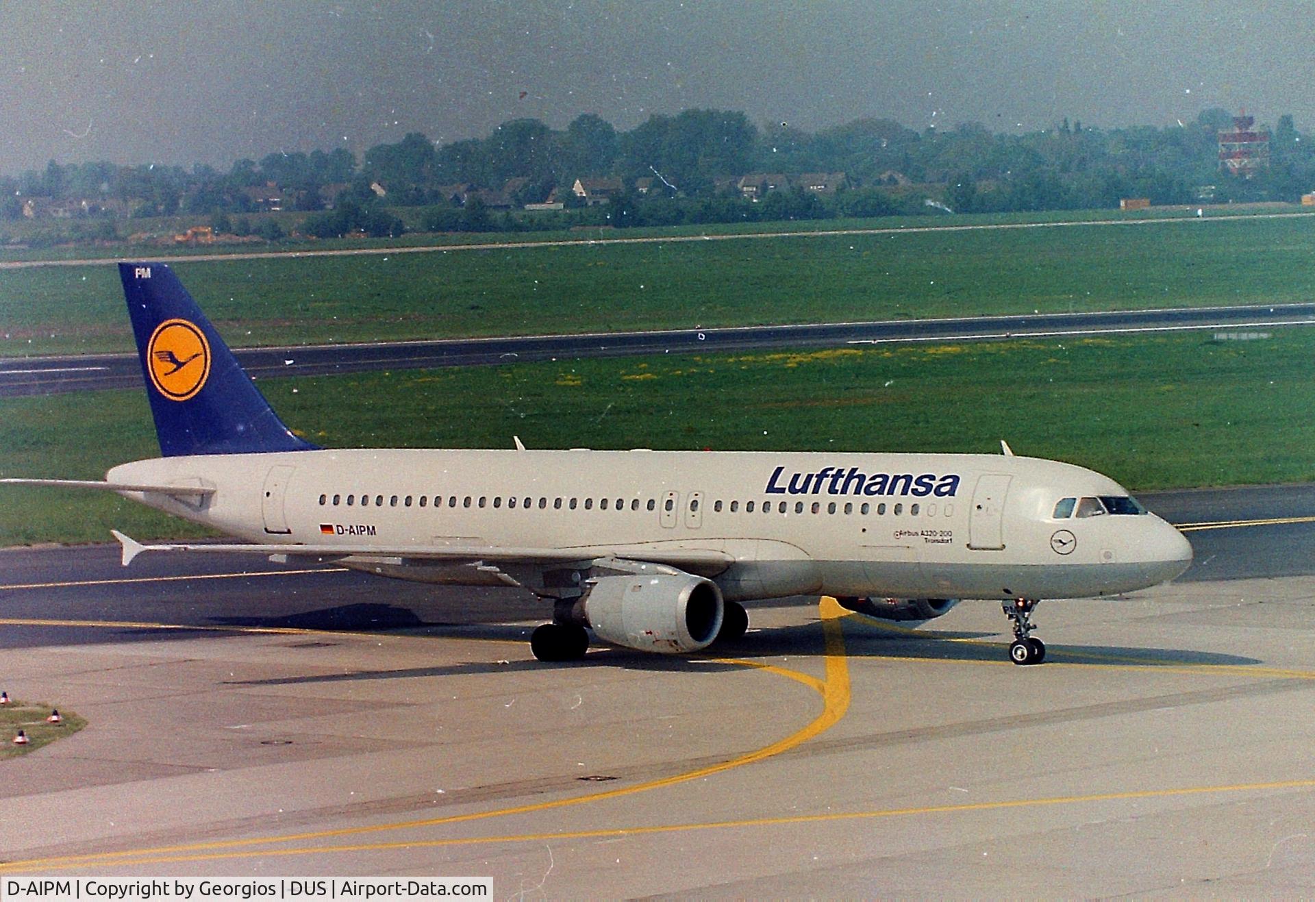 D-AIPM, 1990 Airbus A320-211 C/N 104, DUS Airport