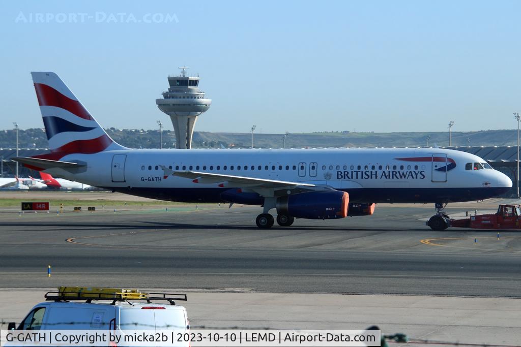 G-GATH, 2001 Airbus A320-233 C/N 1482, Tracted