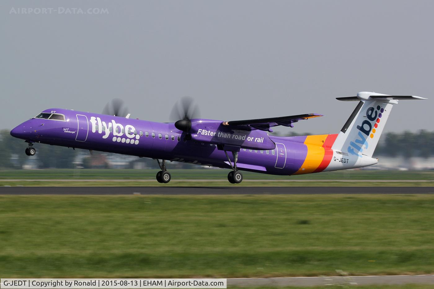 G-JEDT, 2003 De Havilland Canada DHC-8-402Q Dash 8 C/N 4088, at spl