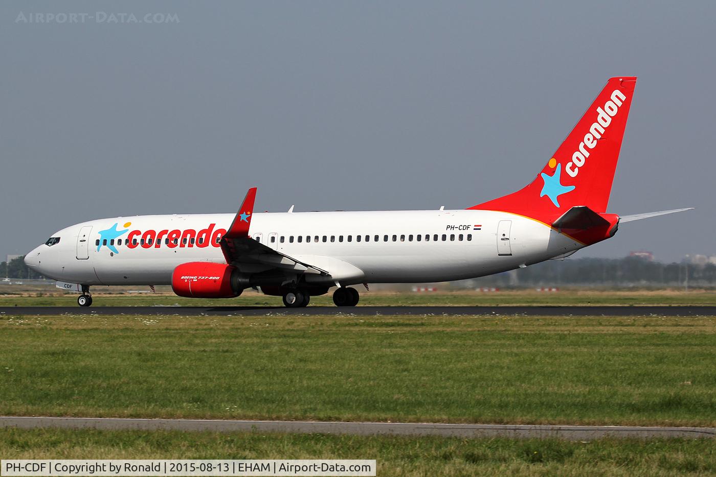 PH-CDF, 1999 Boeing 737-804 C/N 28227, at spl