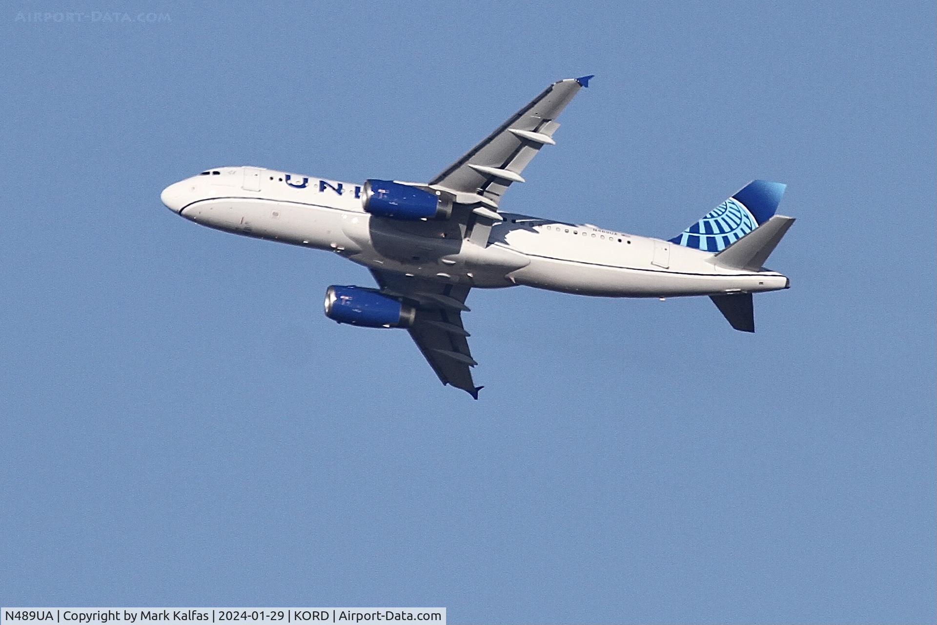 N489UA, 2002 Airbus A320-232 C/N 1702, A320 United Airlines Airbus A320-232 N489UA UAL2167 KORD-KLGA