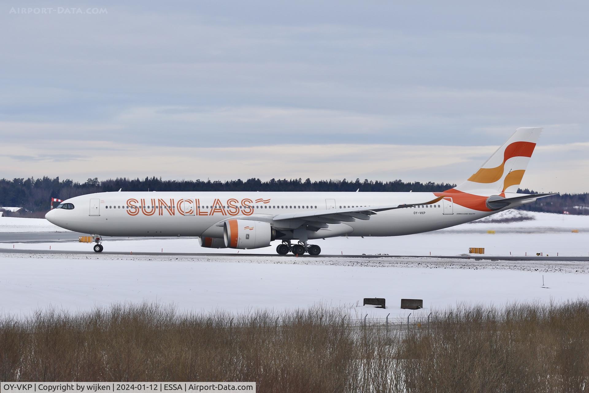 OY-VKP, 2023 Airbus A330-941 C/N 2050, RWY 01L