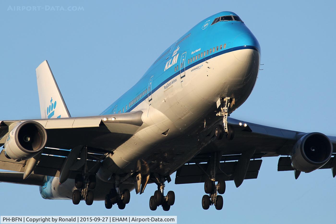 PH-BFN, 1993 Boeing 747-406BC C/N 26372, at spl