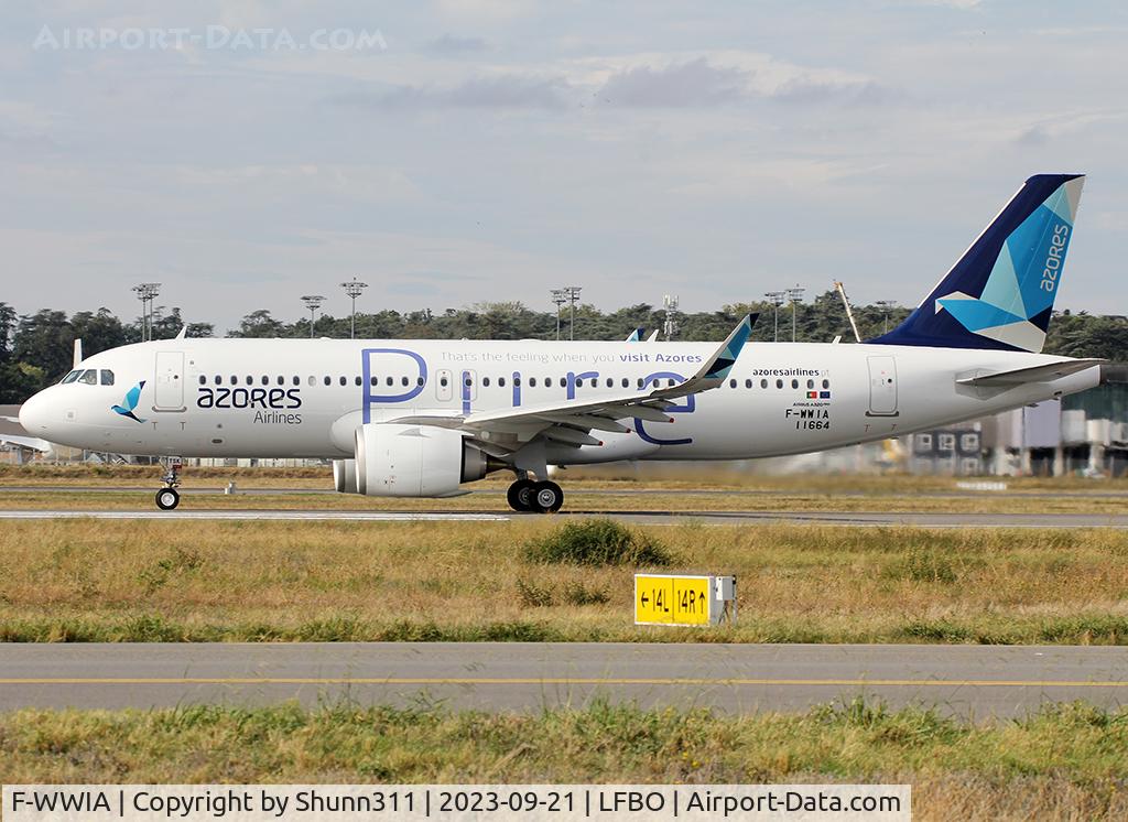 F-WWIA, 2023 Airbus A320-251N C/N 11664, C/n 11664 - To be CS-TSK 'Pure'