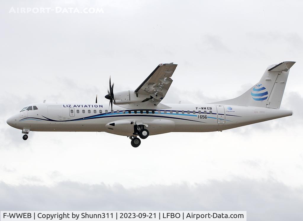 F-WWEB, 2023 ATR 72-600 C/N 1656, C/n 1656 - To be XT-YOU