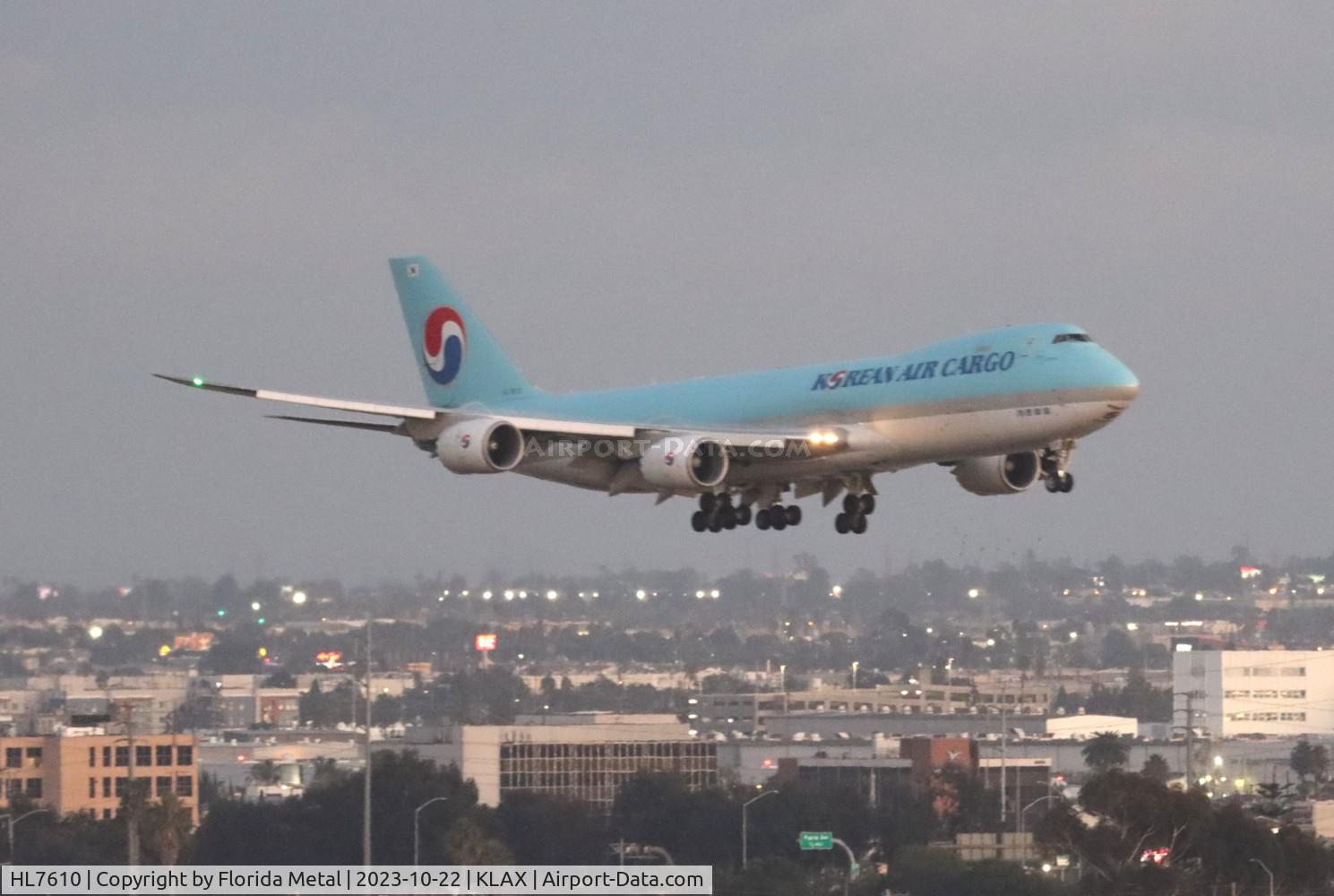 HL7610, 2012 Boeing 747-8HT/F C/N 37133, KAL 747-8F zx ICN-LAX