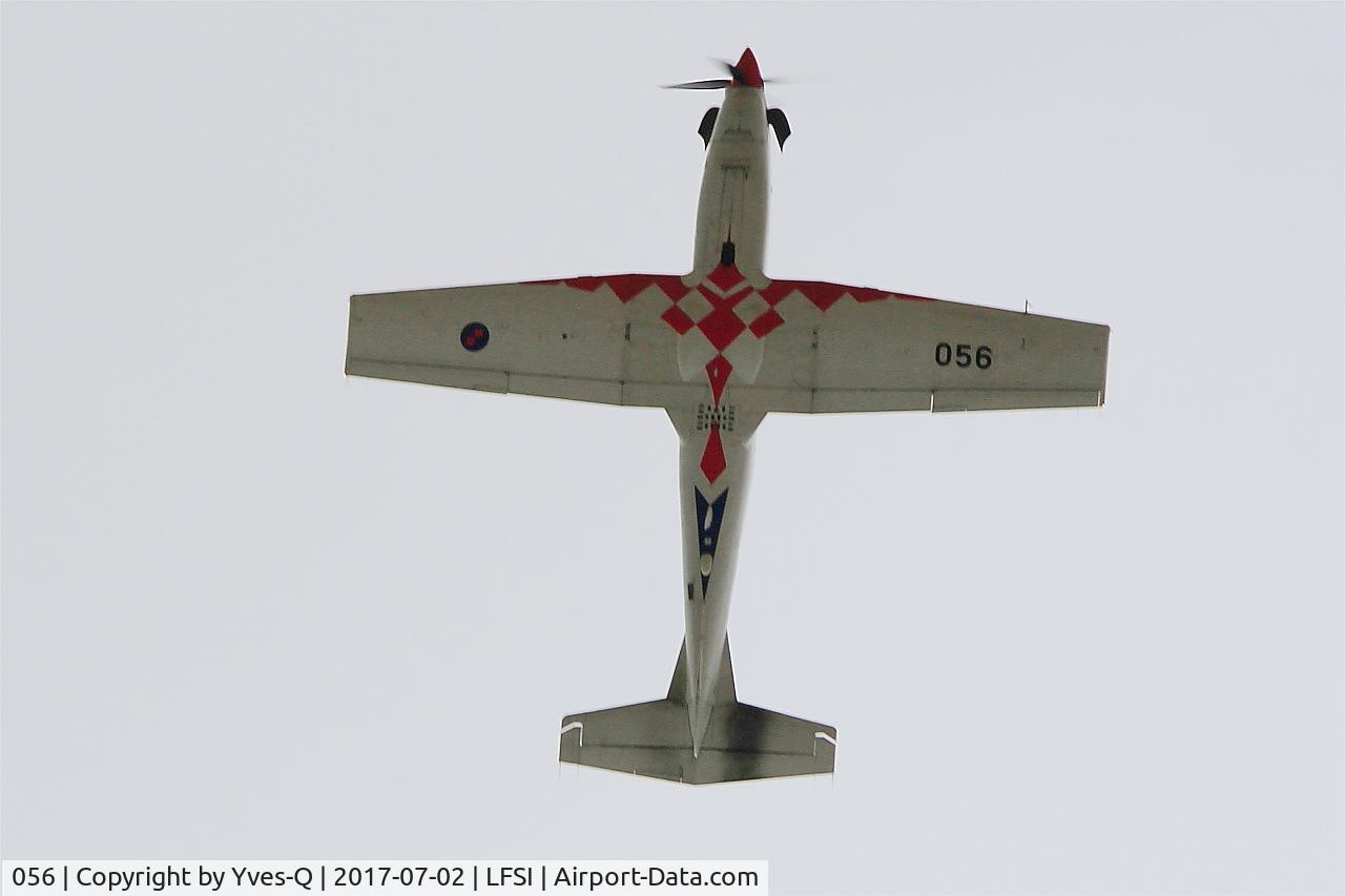 056, Pilatus PC-9M C/N 619, Pilatus PC-9M, Croatian Air Force aerobatic team, On display, St Dizier-Robinson Air Base 113 (LFSI)