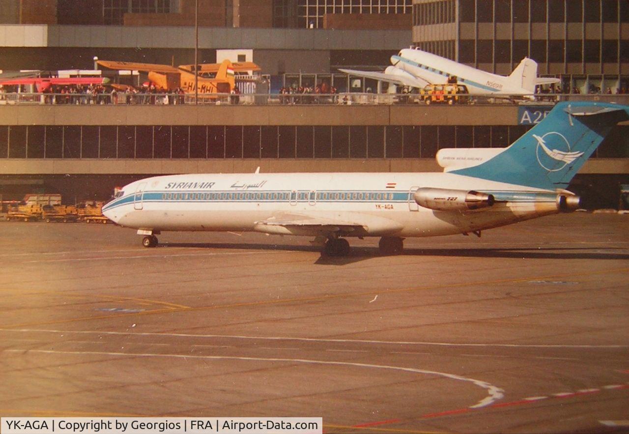 YK-AGA, 1976 Boeing 727-294 C/N 21203, FRA Airport