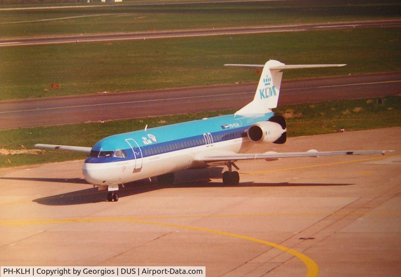 PH-KLH, 1989 Fokker 100 (F-28-0100) C/N 11272, DUS Airport