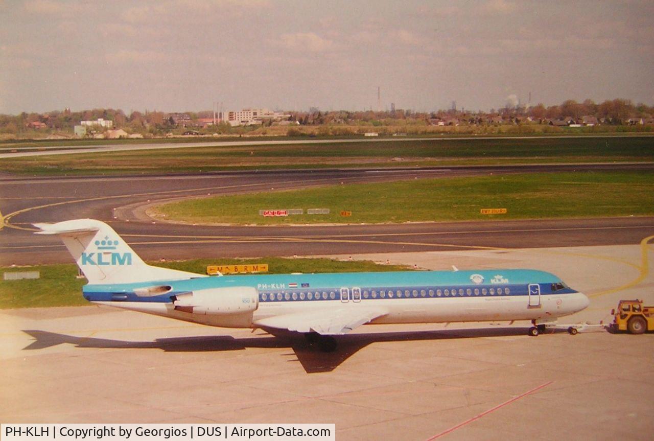 PH-KLH, 1989 Fokker 100 (F-28-0100) C/N 11272, DUS Airport