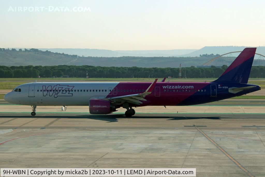 9H-WBN, 2022 Airbus A321-271NX C/N 10894, Taxiing