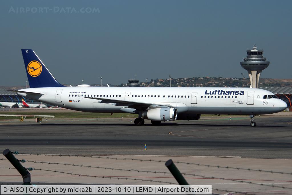 D-AISO, 2008 Airbus A321-231 C/N 3625, Taxiing