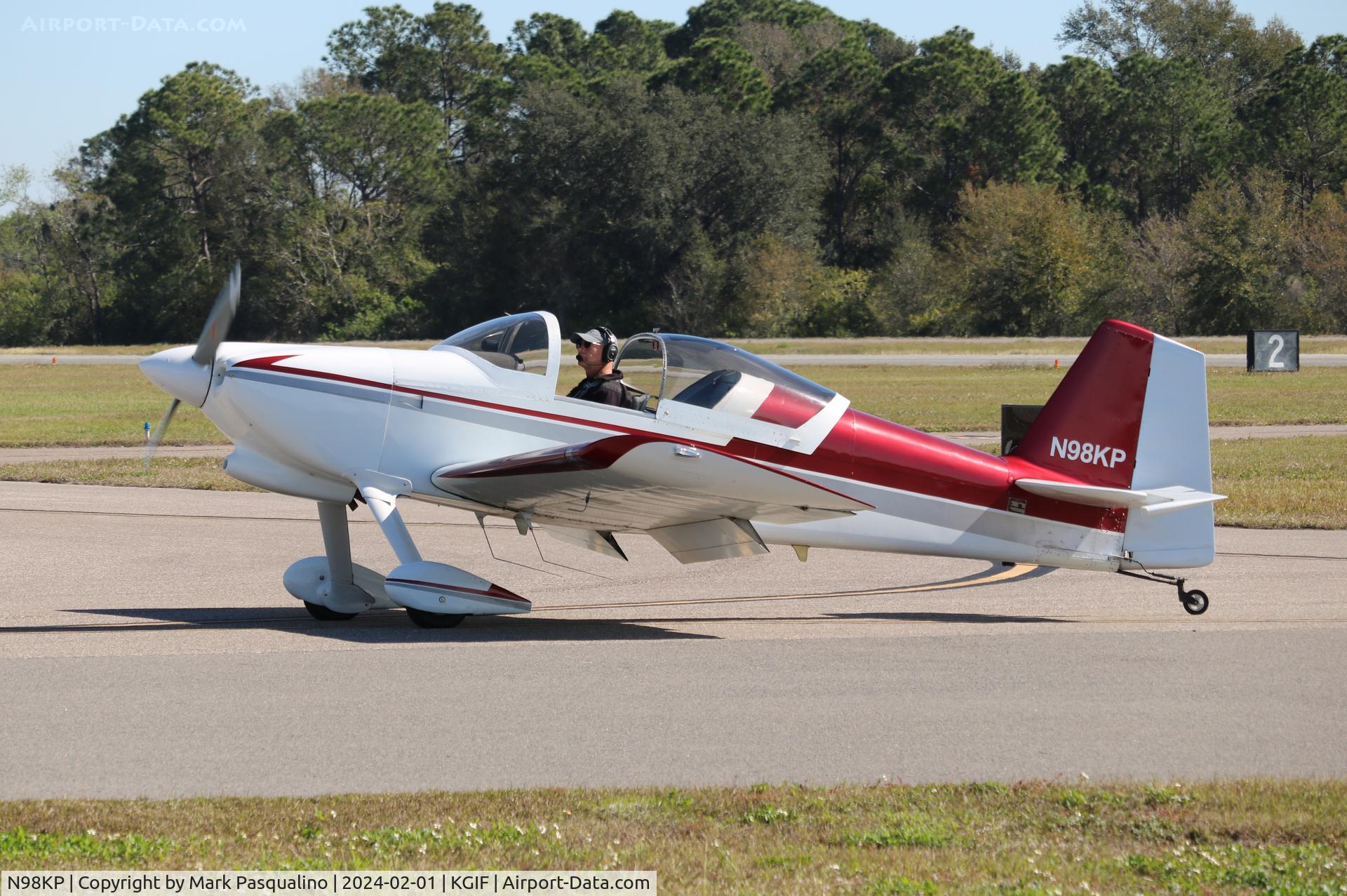 N98KP, 1998 Vans RV-6 C/N 60144, Vans RV-6