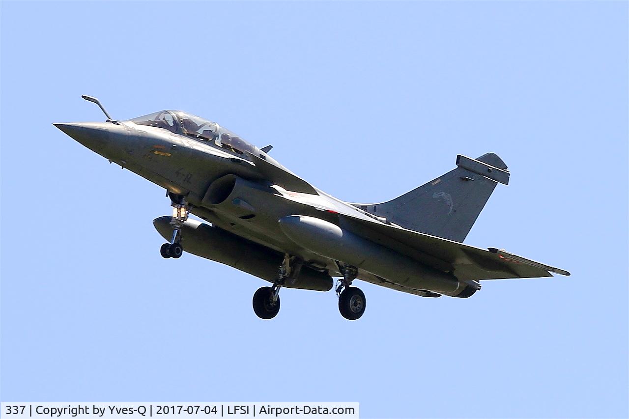 337, 2013 Dassault Rafale B C/N 337, Dassault Rafale B, On final rwy 29, St Dizier-Robinson Air Base 113 (LFSI)