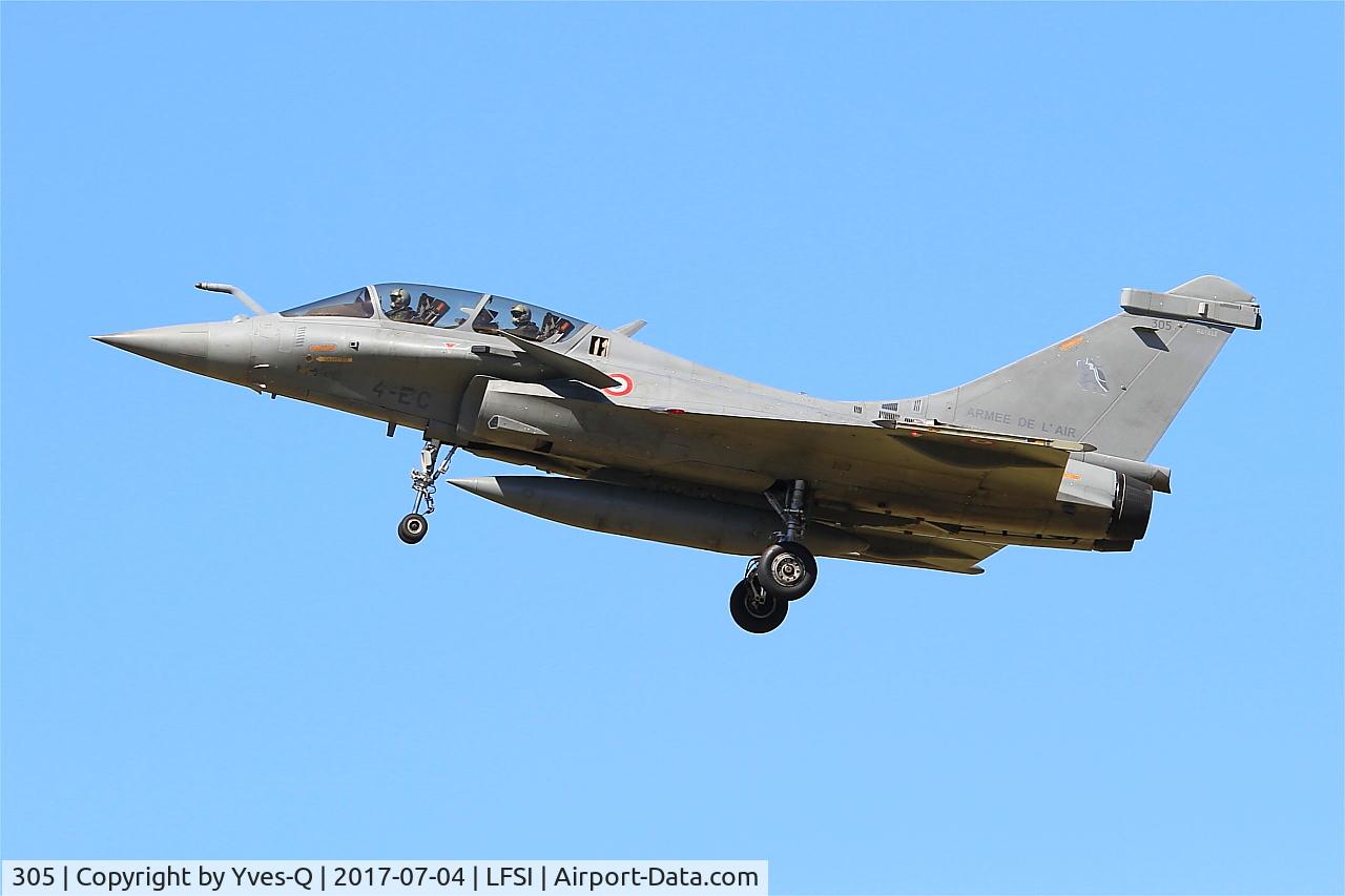 305, Dassault Rafale B C/N 305, Dassault Rafale B, On final rwy 29, St Dizier-Robinson Air Base 113 (LFSI)