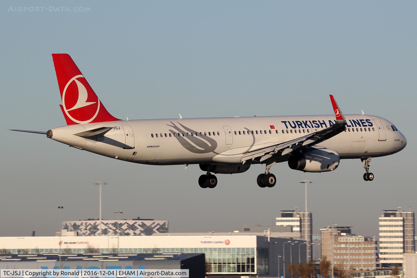 TC-JSJ, 2013 Airbus A321-231 C/N 5633, at spl