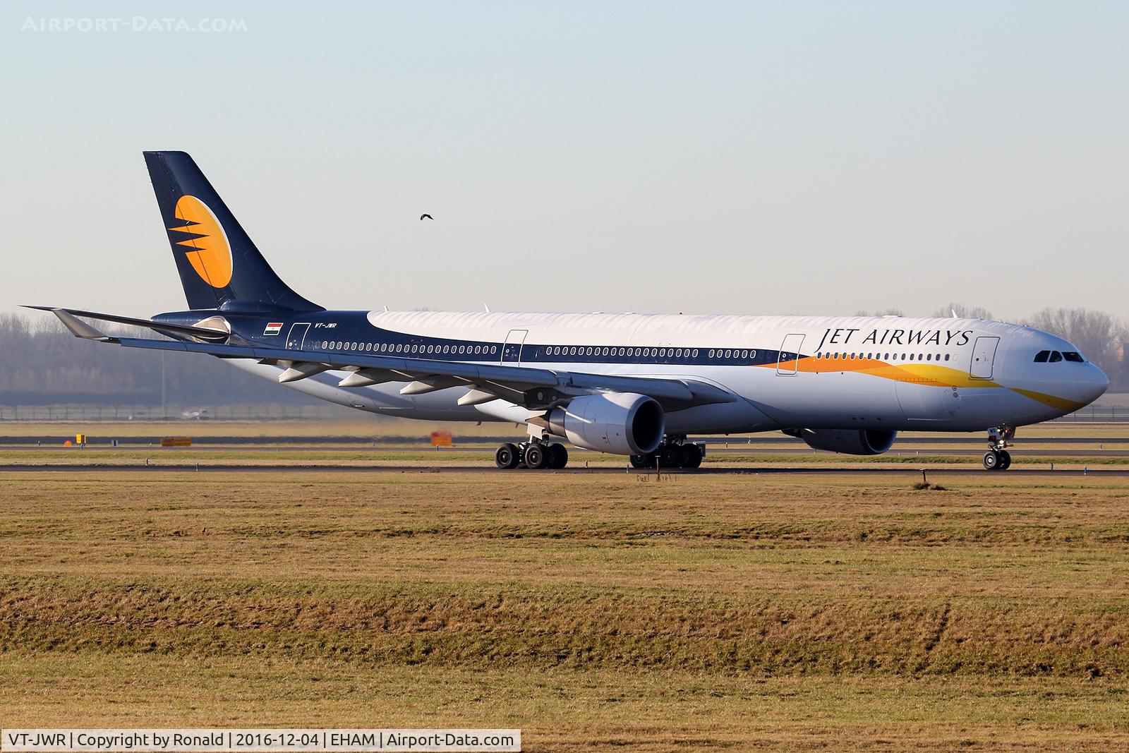 VT-JWR, 2012 Airbus A330-302 C/N 1351, at spl