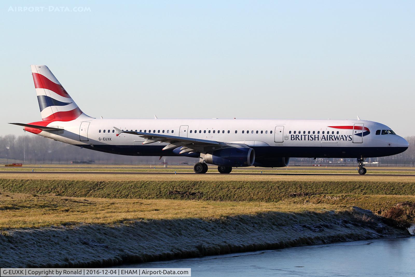 G-EUXK, 2007 Airbus A321-231 C/N 3235, at spl