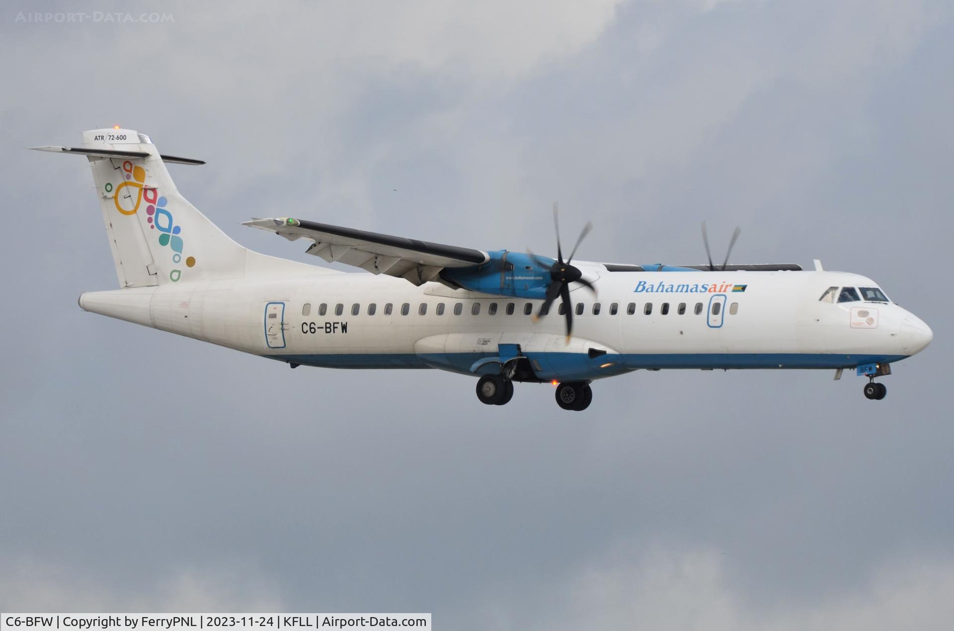 C6-BFW, 2017 ATR 72-600 (72-212A) C/N 1436, Arrival of Bahamasair ATR72