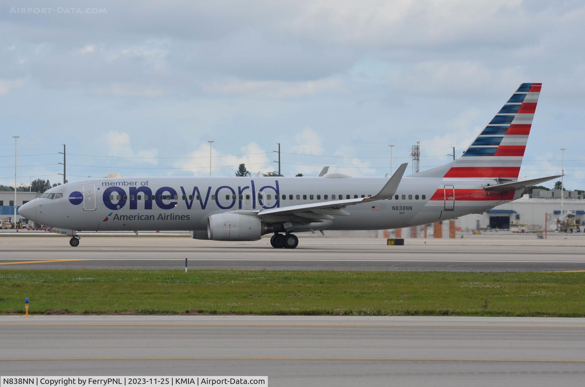 N838NN, 2010 Boeing 737-823 C/N 31097, American B738 