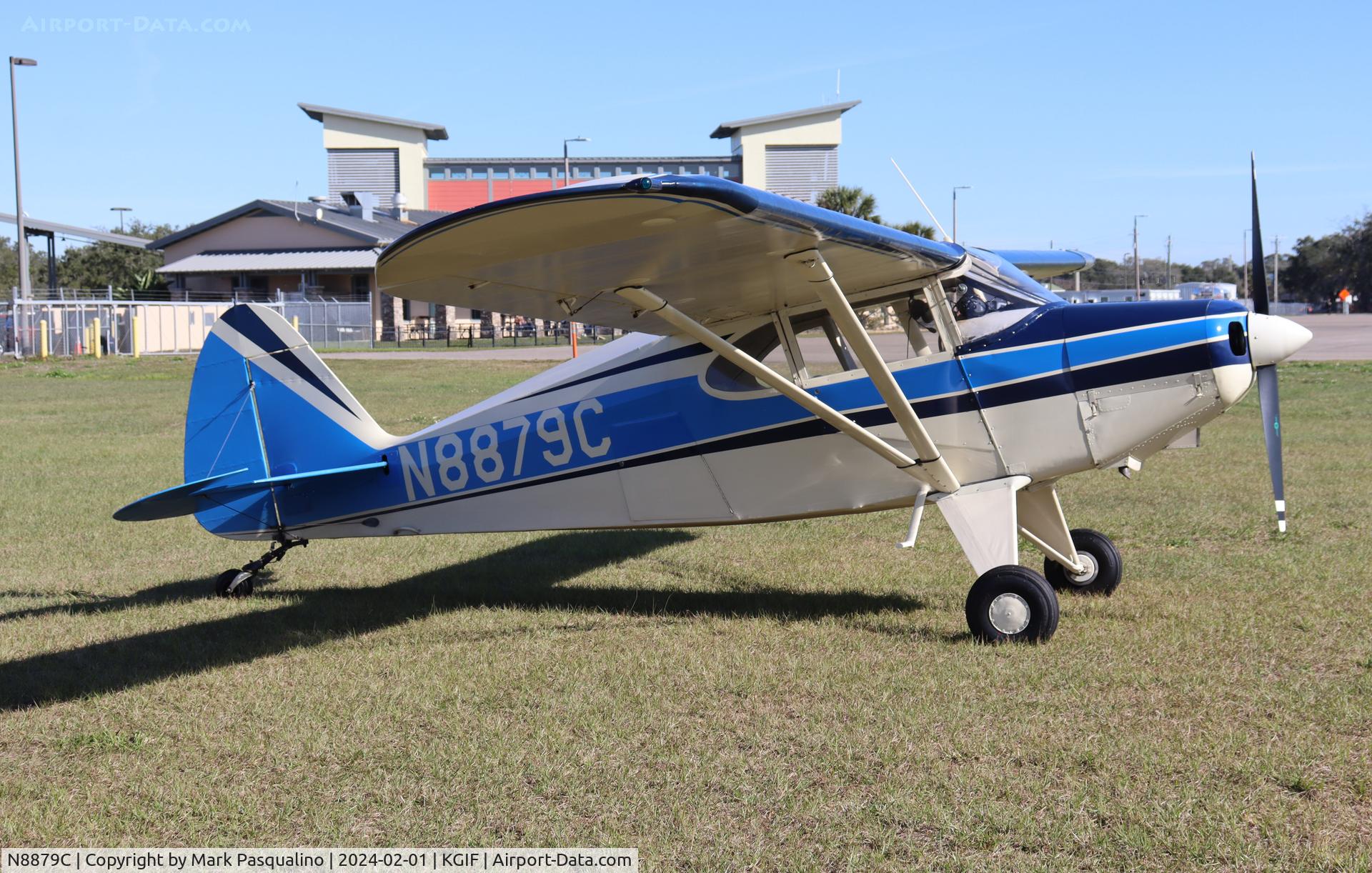 N8879C, 1953 Piper PA-22-135 Tri-Pacer C/N 22-1489, Piper PA-22-135