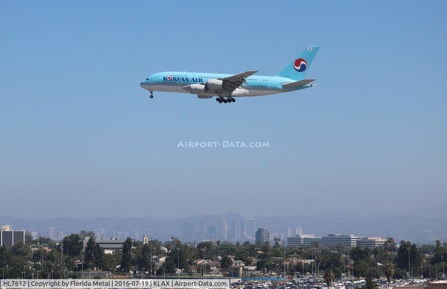 HL7612, 2011 Airbus A380-861 C/N 039, KAL A388 zx ICN-LAX